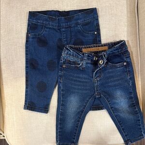 Joe's Jeans and Zara Blue Denim Classic Jeans